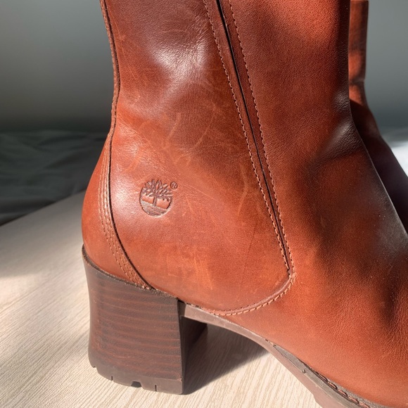 Timberland Leather Heeled Boots - Picture 6 of 7